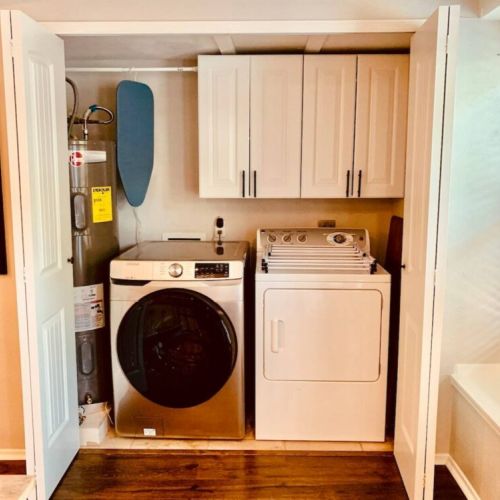 Full size washer and dryer