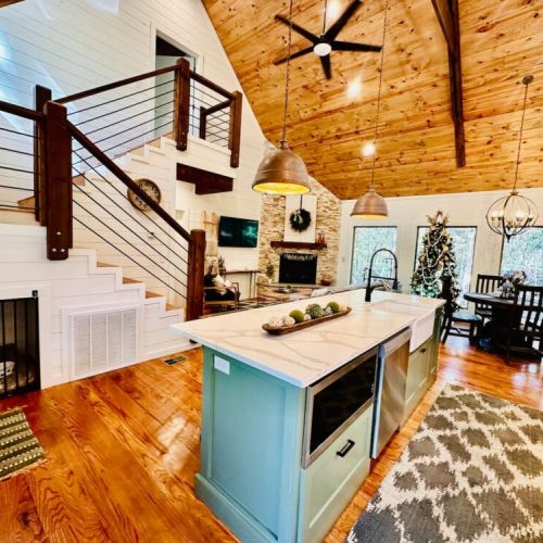 Large kitchen island!