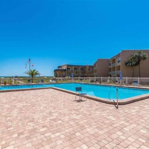 Pool area is open for all guests to enjoy!