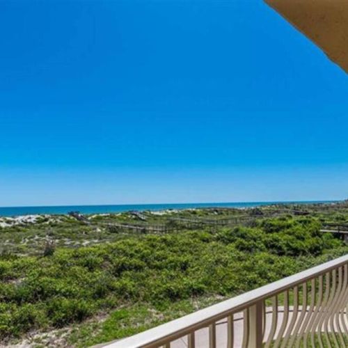 Balcony off the master bedroom on the third floor have the best views in the condo complex!