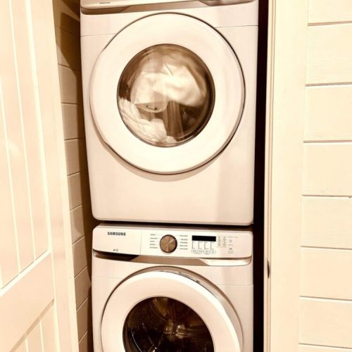 Full size washer and dryer!