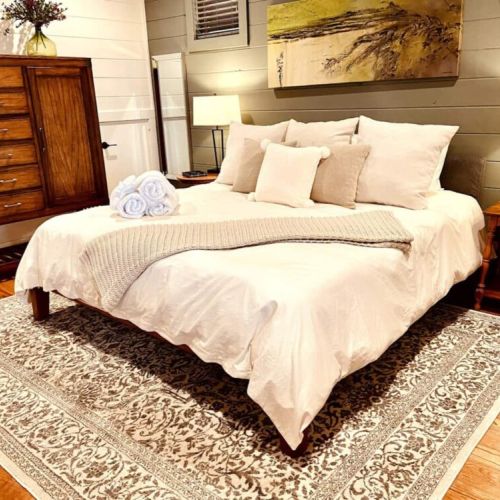 Sink into this dream bed after a long day!