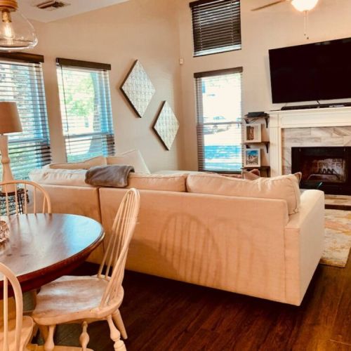 Dining area, also works for setting up a home office area on if needed.