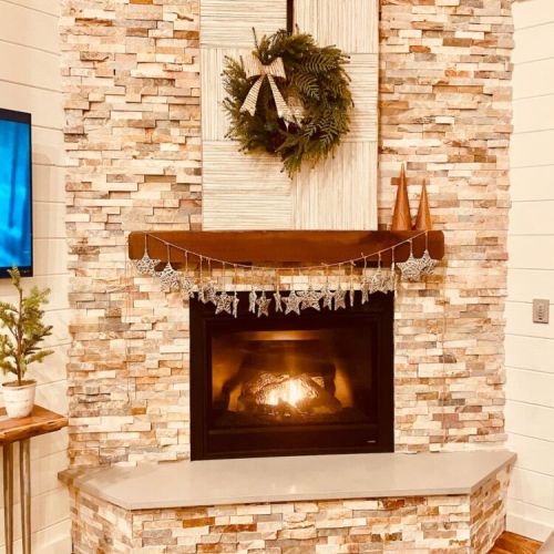 Easy gas fireplace!